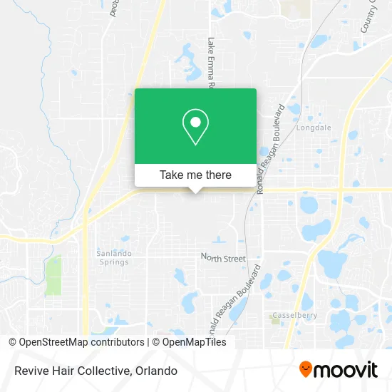 Mapa de Revive Hair Collective