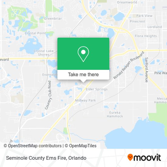 Seminole County Ems Fire map