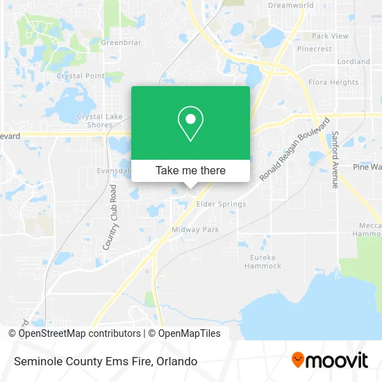 Seminole County Ems Fire map