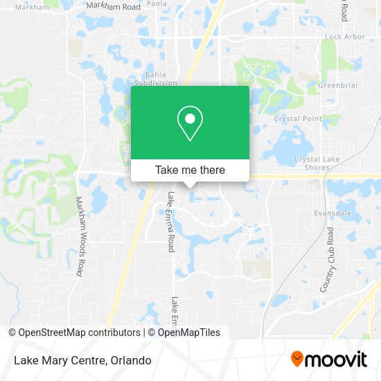 Mapa de Lake Mary Centre