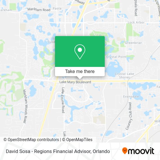 David Sosa - Regions Financial Advisor map