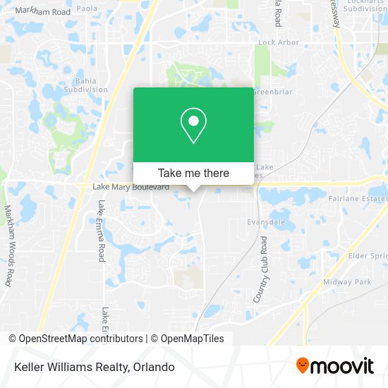Keller Williams Realty map