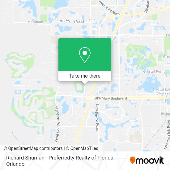 Mapa de Richard Shuman - Preferredty Realty of Florida