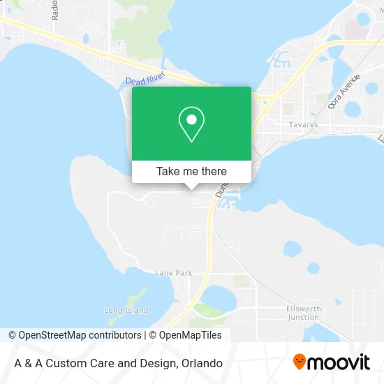 A & A Custom Care and Design map