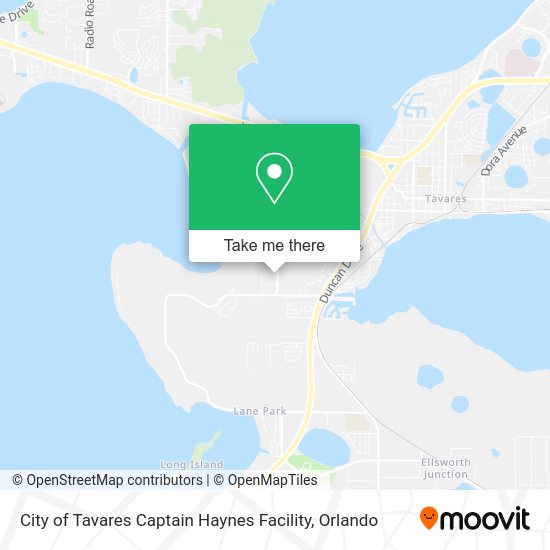 City of Tavares Captain Haynes Facility map