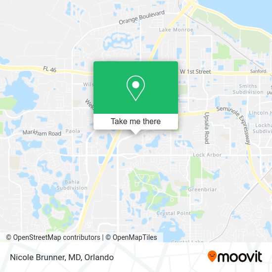 Mapa de Nicole Brunner, MD