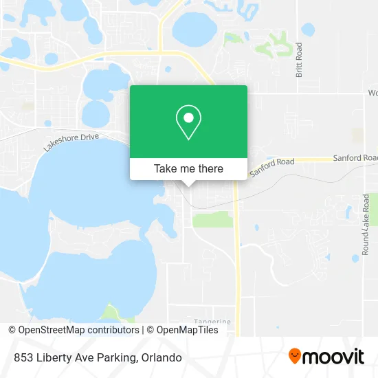 Mapa de 853 Liberty Ave Parking