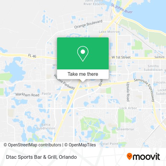 Mapa de Dtac Sports Bar & Grill