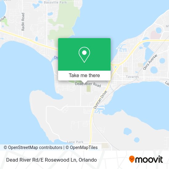 Dead River Rd/E Rosewood Ln map
