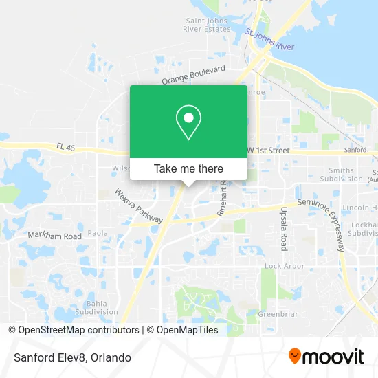 Sanford Elev8 map