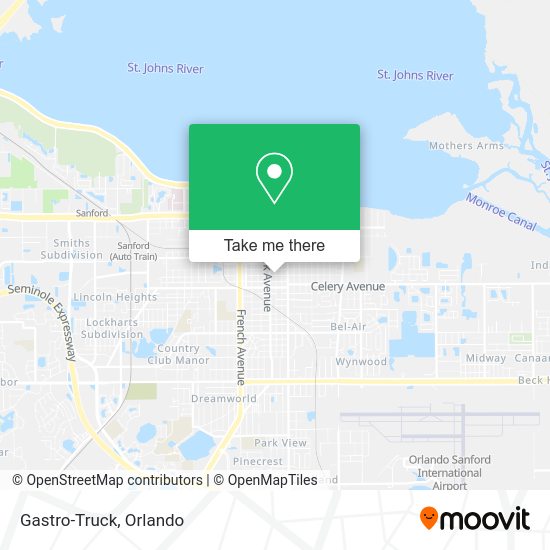Mapa de Gastro-Truck