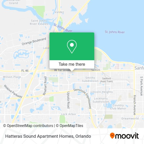 Hatteras Sound Apartment Homes map
