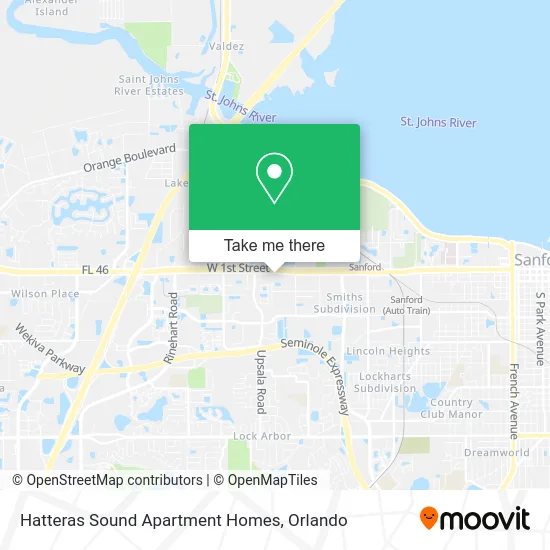 Mapa de Hatteras Sound Apartment Homes