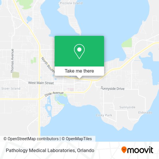 Mapa de Pathology Medical Laboratories