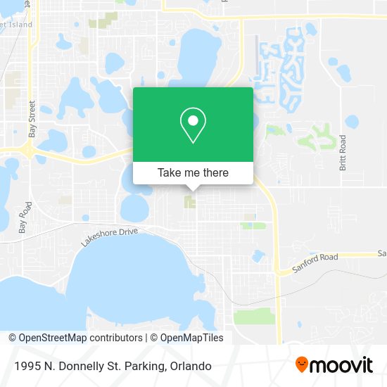 1995 N. Donnelly St. Parking map