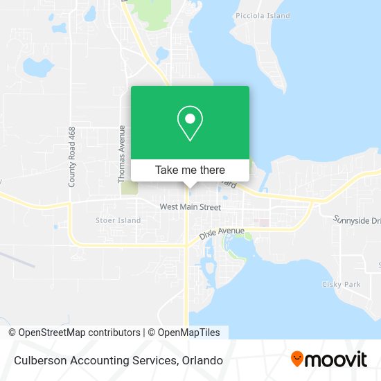 Culberson Accounting Services map