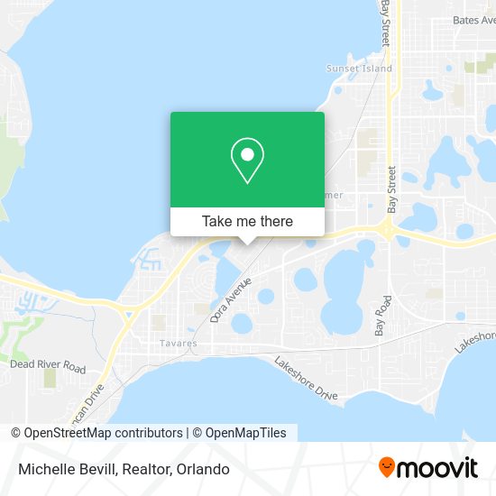 Michelle Bevill, Realtor map