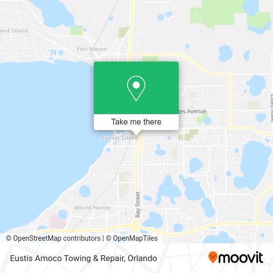 Eustis Amoco Towing & Repair map