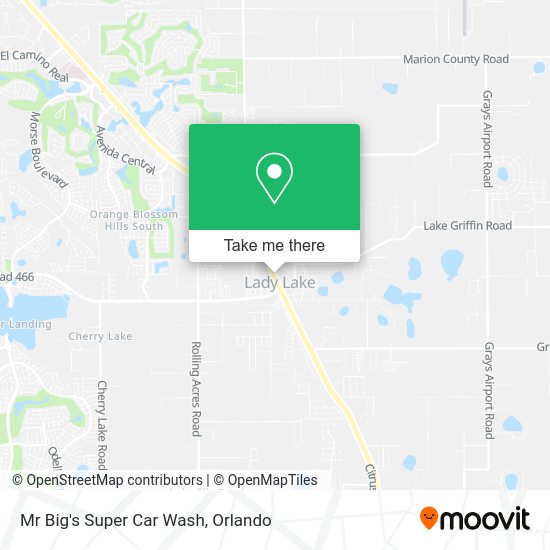 Mr Big's Super Car Wash map