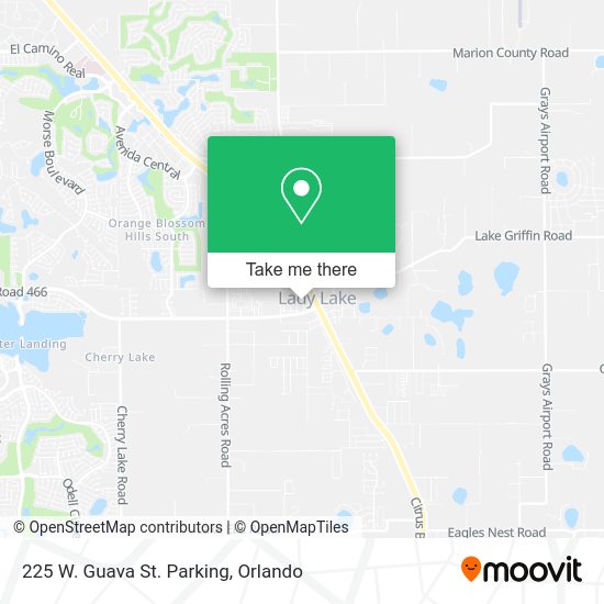 Mapa de 225 W. Guava St. Parking