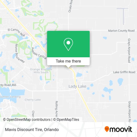 Mapa de Mavis Discount Tire