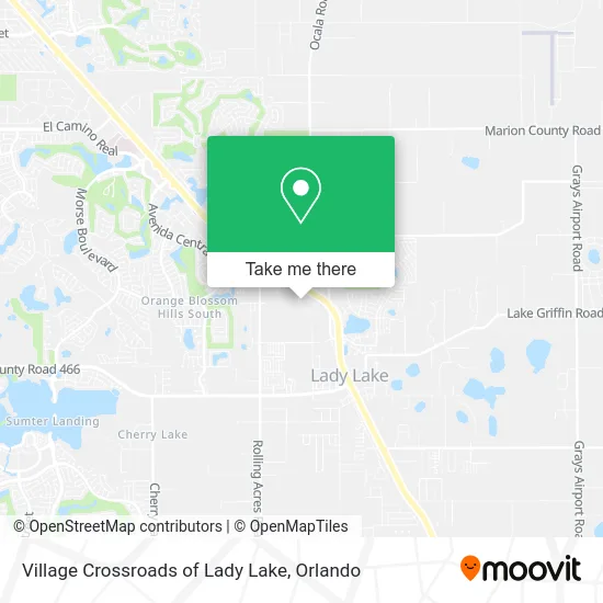 Mapa de Village Crossroads of Lady Lake
