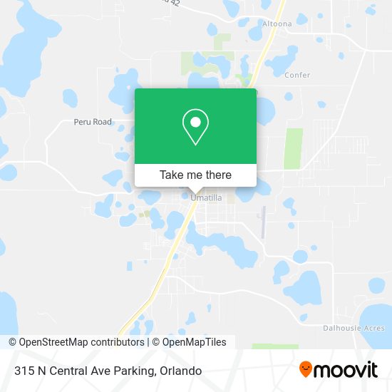 Mapa de 315 N Central Ave Parking