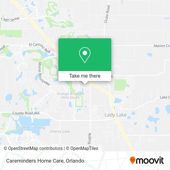 Mapa de Careminders Home Care