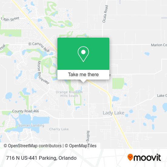 Mapa de 716 N US-441 Parking