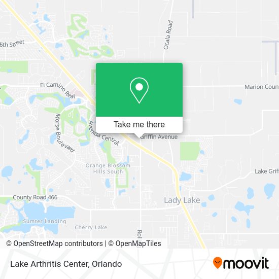 Mapa de Lake Arthritis Center