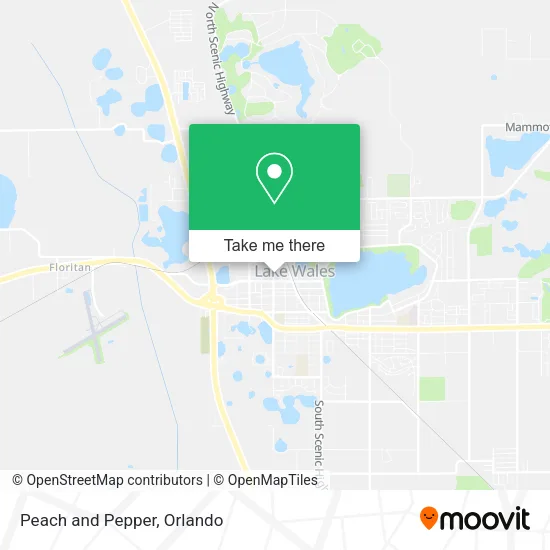 Mapa de Peach and Pepper