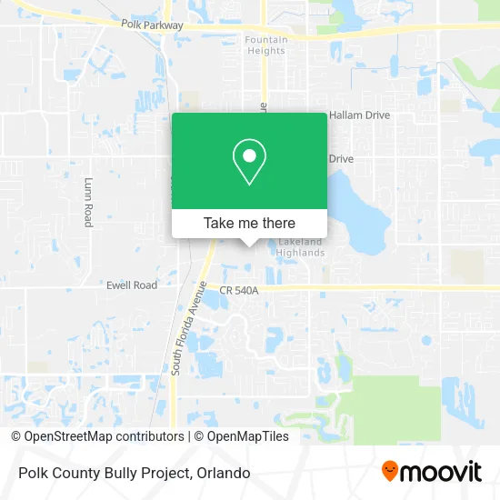 Polk County Bully Project map