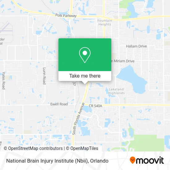 National Brain Injury Institute (Nbii) map