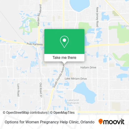 Options for Women Pregnancy Help Clinic map