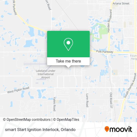 smart Start Ignition Interlock map