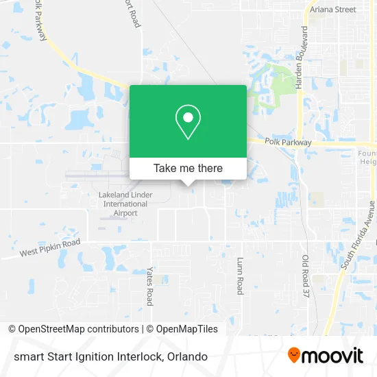 smart Start Ignition Interlock map