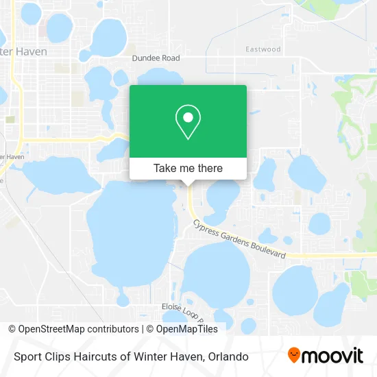 Mapa de Sport Clips Haircuts of Winter Haven