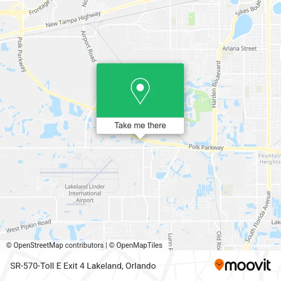 Mapa de SR-570-Toll E Exit 4 Lakeland