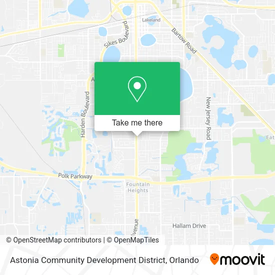 Astonia Community Development District map