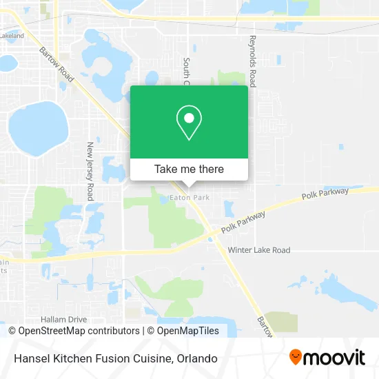Hansel Kitchen Fusion Cuisine map