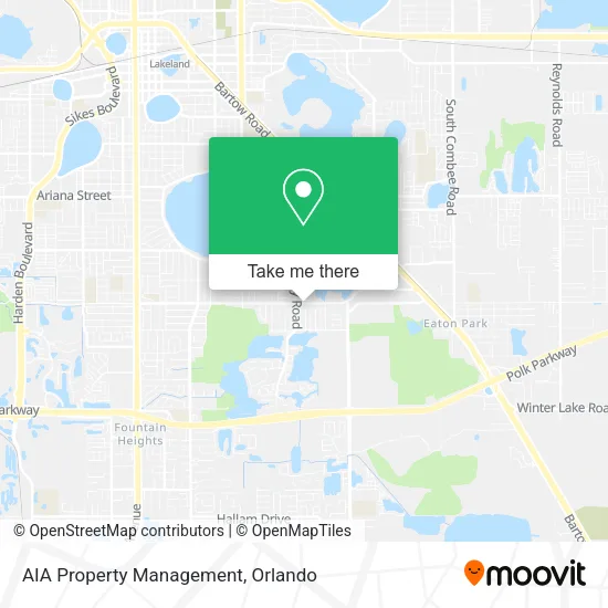 AIA Property Management map