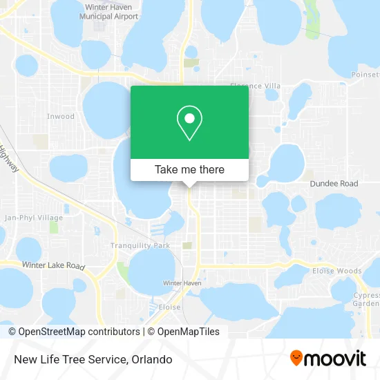 New Life Tree Service map