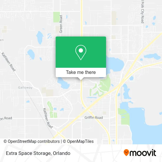 Mapa de Extra Space Storage