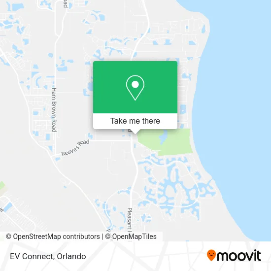 EV Connect map
