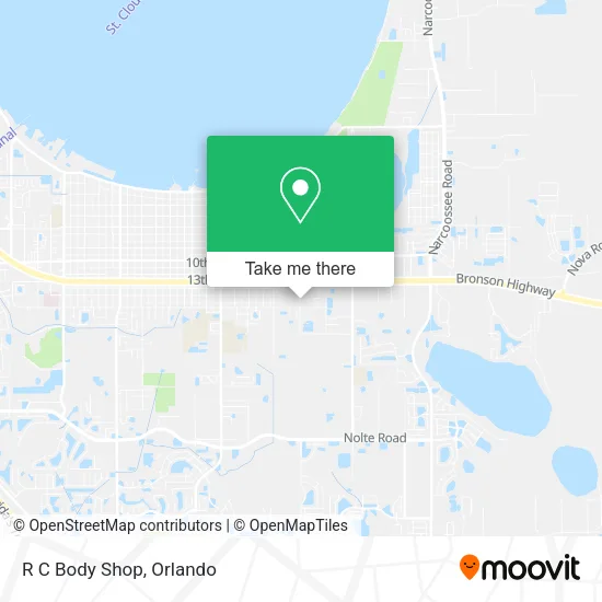 Mapa de R C Body Shop
