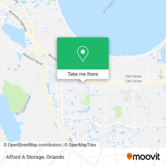 Mapa de Afford A Storage
