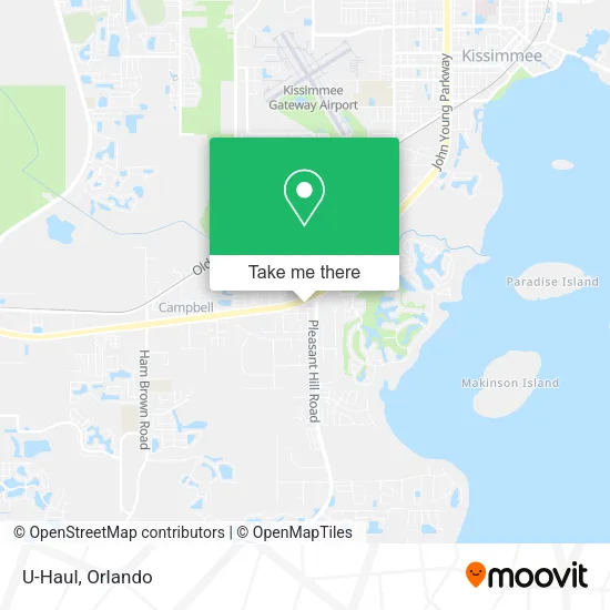 Mapa de U-Haul