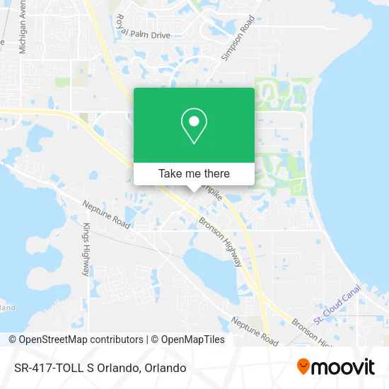SR-417-TOLL S Orlando map