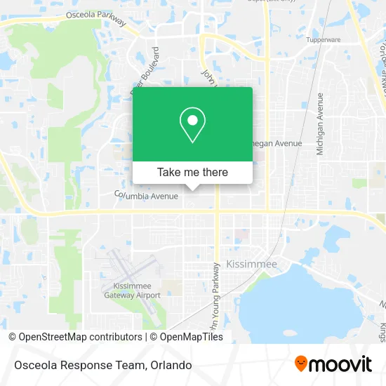 Mapa de Osceola Response Team