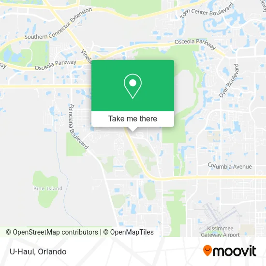 Mapa de U-Haul